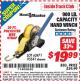 Harbor Freight ITC Coupon 900 LB. CAPACITY HAND WINCH Lot No. 62471/95541 Expired: 3/31/15 - $19.99