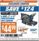 Harbor Freight ITC Coupon 3" x 21" INDUSTRIAL VARIABLE SPEED BELT SANDER Lot No. 69860/94748 Expired: 4/18/17 - $44.99