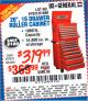 Harbor Freight Coupon 26", 16 DRAWER ROLLER CABINET Lot No. 67831/61609 Expired: 2/14/15 - $319.99
