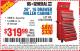 Harbor Freight Coupon 26", 16 DRAWER ROLLER CABINET Lot No. 67831/61609 Expired: 6/23/15 - $319.99