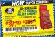 Harbor Freight Coupon 26", 16 DRAWER ROLLER CABINET Lot No. 67831/61609 Expired: 8/9/15 - $317.83