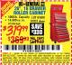 Harbor Freight Coupon 26", 16 DRAWER ROLLER CABINET Lot No. 67831/61609 Expired: 9/20/15 - $319.99