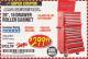Harbor Freight Coupon 26", 16 DRAWER ROLLER CABINET Lot No. 67831/61609 Expired: 5/31/17 - $299.99