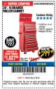 Harbor Freight Coupon 26", 16 DRAWER ROLLER CABINET Lot No. 67831/61609 Expired: 3/18/18 - $299.99