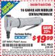 Harbor Freight ITC Coupon 16 GAUGE AIR NIBBLER Lot No. 46061/96661 Expired: 3/31/15 - $19.99