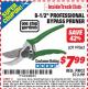 Harbor Freight ITC Coupon 8-1/2" PROFESSIONAL BYPASS PRUNER Lot No. 97062 Expired: 3/31/15 - $7.99