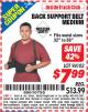 Harbor Freight ITC Coupon BACK SUPPORT BELTS Lot No. 94103/94104/94105/94106 Expired: 6/30/15 - $7.99