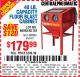 Harbor Freight Coupon 40 LB. CAPACITY FLOOR BLAST CABINET Lot No. 68893/62144/93608 Expired: 8/10/15 - $179.99