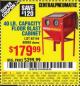 Harbor Freight Coupon 40 LB. CAPACITY FLOOR BLAST CABINET Lot No. 68893/62144/93608 Expired: 10/23/15 - $179.99