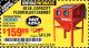 Harbor Freight Coupon 40 LB. CAPACITY FLOOR BLAST CABINET Lot No. 68893/62144/93608 Expired: 8/5/17 - $159.99