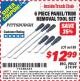 Harbor Freight ITC Coupon 6 PIECE PANEL/TRIM REMOVAL TOOL SET Lot No. 66188 Expired: 3/31/15 - $12.99