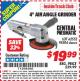 Harbor Freight ITC Coupon 4" AIR ANGLE GRINDER Lot No. 62552/95504 Expired: 3/31/15 - $19.99