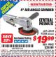 Harbor Freight ITC Coupon 4" AIR ANGLE GRINDER Lot No. 62552/95504 Expired: 9/30/15 - $19.99