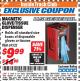 Harbor Freight ITC Coupon MAGNETIC GLOVE/TISSUE DISPENSER Lot No. 69322/66501 Expired: 12/31/17 - $9.99