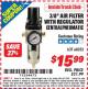 Harbor Freight ITC Coupon 3/8" AIR FILTER WITH REGULATOR Lot No. 68232 Expired: 3/31/15 - $15.99