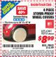 Harbor Freight ITC Coupon 4 PIECE STORM-PROOF WHEEL COVERS Lot No. 93715/61841 Expired: 5/31/15 - $8.99