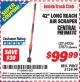 Harbor Freight ITC Coupon 42" LONG REACH AIR SCRAPER Lot No. 69236/37073 Expired: 3/31/15 - $99.99