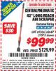 Harbor Freight ITC Coupon 42" LONG REACH AIR SCRAPER Lot No. 69236/37073 Expired: 8/31/15 - $99.99