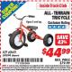 Harbor Freight ITC Coupon ALL-TERRAIN TRICYCLE Lot No. 60652/69694 Expired: 3/31/15 - $44.99