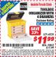 Harbor Freight ITC Coupon TOOLBOX ORGANIZER WITH 4 DRAWERS Lot No. 68238 Expired: 3/31/15 - $11.99