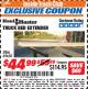 Harbor Freight ITC Coupon HAUL-MASTER TRUCK BED EXTENDER Lot No. 69650 Expired: 7/31/17 - $44.99