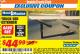 Harbor Freight ITC Coupon HAUL-MASTER TRUCK BED EXTENDER Lot No. 69650 Expired: 11/30/17 - $44.99