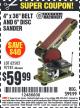 Harbor Freight Coupon 4" X 36" BELT/6" DISC SANDER Lot No. 64778/97181/5154 Expired: 1/31/15 - $59.99