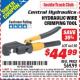 Harbor Freight ITC Coupon HYDRAULIC WIRE CRIMPING TOOL Lot No. 66150/64044 Expired: 9/30/15 - $44.99