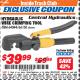 Harbor Freight ITC Coupon HYDRAULIC WIRE CRIMPING TOOL Lot No. 66150/64044 Expired: 3/31/18 - $39.99