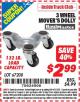 Harbor Freight ITC Coupon 3 WHEEL MOVER'S DOLLY Lot No. 67208 Expired: 3/31/15 - $2.99