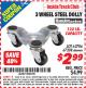 Harbor Freight ITC Coupon 3 WHEEL MOVER'S DOLLY Lot No. 67208 Expired: 7/31/15 - $2.99