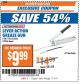Harbor Freight ITC Coupon LEVER ACTION GREASE GUN Lot No. 63686/62966 Expired: 7/11/17 - $9.99