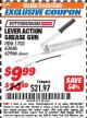 Harbor Freight ITC Coupon LEVER ACTION GREASE GUN Lot No. 63686/62966 Expired: 8/31/17 - $9.99