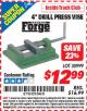 Harbor Freight ITC Coupon 4" DRILL PRESS VISE Lot No. 30999 Expired: 5/31/15 - $12.99