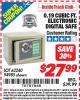 Harbor Freight ITC Coupon UNION SAFE COMPANY 0.19 CU. FT. ELECTRONIC DIGITAL SAFE Lot No. 62981/62982 Expired: 3/31/15 - $27.99