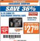 Harbor Freight ITC Coupon 0.19 CUBIC FT. ELECTRONIC DIGITAL SAFE Lot No. 62240/94985/62982/62981 Expired: 3/6/18 - $27.99