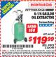 Harbor Freight ITC Coupon 6.25 GALLON OIL EXTRACTOR Lot No. 46149 Expired: 5/31/15 - $119.99