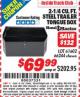 Harbor Freight ITC Coupon HAUL-MASTER 2.31 CU. FT. STEEL TRAILER TONGUE BOX Lot No. 61602/66244 Expired: 11/30/15 - $69.99