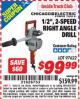 Harbor Freight ITC Coupon 1/2" 2-SPEED RIGHT ANGLE DRILL Lot No. 97622 Expired: 1/31/16 - $99.99