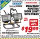Harbor Freight ITC Coupon DUAL HEAD PIVOTING WORK LIGHT WITH STAND Lot No. 62559/47410 Expired: 3/31/15 - $19.99