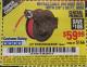 Harbor Freight Coupon CENTRAL PNEUMATIC 3/8 IN. X 50 FT. RETRACTABLE HOSE REEL Lot No. 93897/64685 Expired: 8/8/16 - $59.99