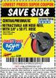 Harbor Freight Coupon CENTRAL PNEUMATIC 3/8 IN. X 50 FT. RETRACTABLE HOSE REEL Lot No. 93897/64685 Expired: 1/2/17 - $54.99