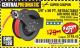 Harbor Freight Coupon CENTRAL PNEUMATIC 3/8 IN. X 50 FT. RETRACTABLE HOSE REEL Lot No. 93897/64685 Expired: 9/10/17 - $59.99