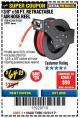 Harbor Freight Coupon CENTRAL PNEUMATIC 3/8 IN. X 50 FT. RETRACTABLE HOSE REEL Lot No. 93897/64685 Expired: 10/31/17 - $64.83