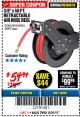 Harbor Freight Coupon RETRACTABLE AIR HOSE REEL WITH 3/8" x 50 FT. HOSE Lot No. 93897/69265/62344 Expired: 12/31/17 - $54.94
