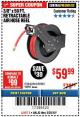 Harbor Freight Coupon CENTRAL PNEUMATIC 3/8 IN. X 50 FT. RETRACTABLE HOSE REEL Lot No. 93897/64685 Expired: 3/25/18 - $59.99