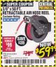 Harbor Freight Coupon RETRACTABLE AIR HOSE REEL WITH 3/8" x 50 FT. HOSE Lot No. 93897/69265/62344 Expired: 4/30/18 - $59.99