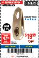 Harbor Freight Coupon SNATCH BLOCK Lot No. 62435/61673 Expired: 4/22/18 - $19.99