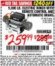 Harbor Freight Coupon 9000 LB. ELECTRIC WINCH WITH REMOTE CONTROL AND AUTOMATIC BRAKE Lot No. 61346/61325/62596/62278/68143 Expired: 4/30/15 - $259.99
