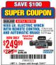 Harbor Freight Coupon 9000 LB. ELECTRIC WINCH WITH REMOTE CONTROL AND AUTOMATIC BRAKE Lot No. 61346/61325/62596/62278/68143 Expired: 7/24/17 - $249.99